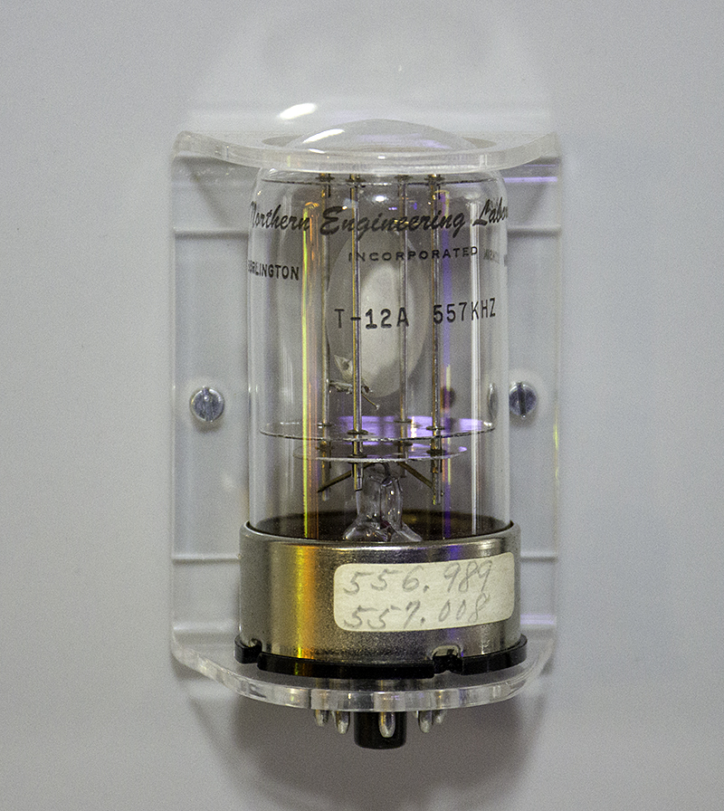 Veronica transmitting crystal